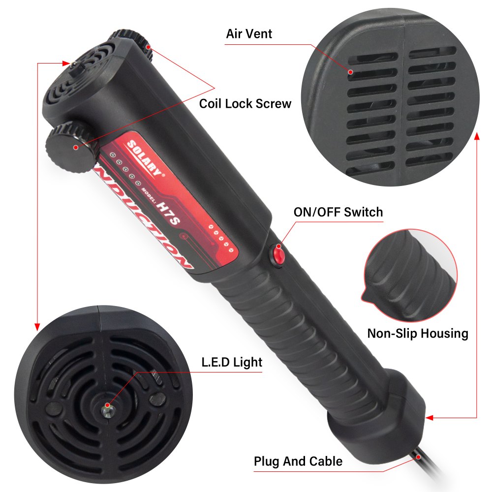 1100w magnetic induction heater for car repair bolt removal tool 110v 220v