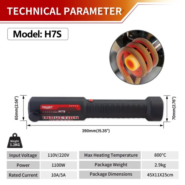 1100w magnetic induction heater for car repair bolt removal tool 110v 220v