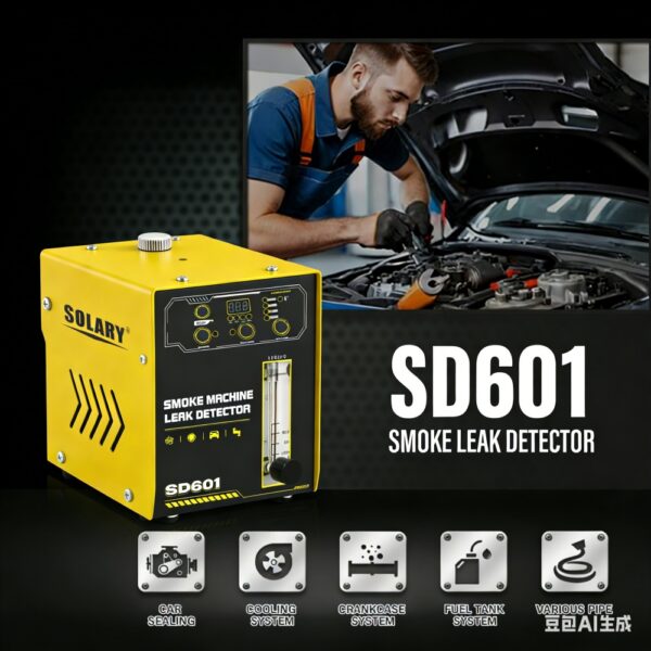 solary sd601 12v evap smoke machine leak tester diagnostic portable