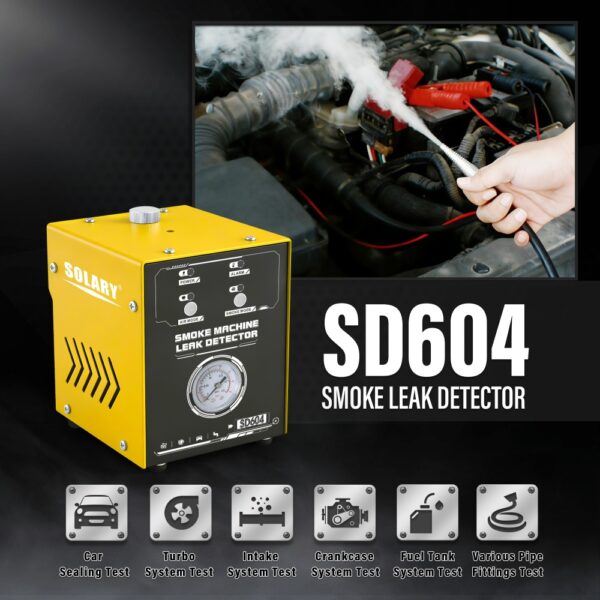 sd604 smoke leak detector car motorcycle evap intake leak tester automotive diagnostic tool