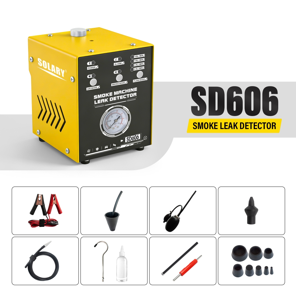 sd606 engine analyzer 12v car diagnostic scanner intake leak detection tool