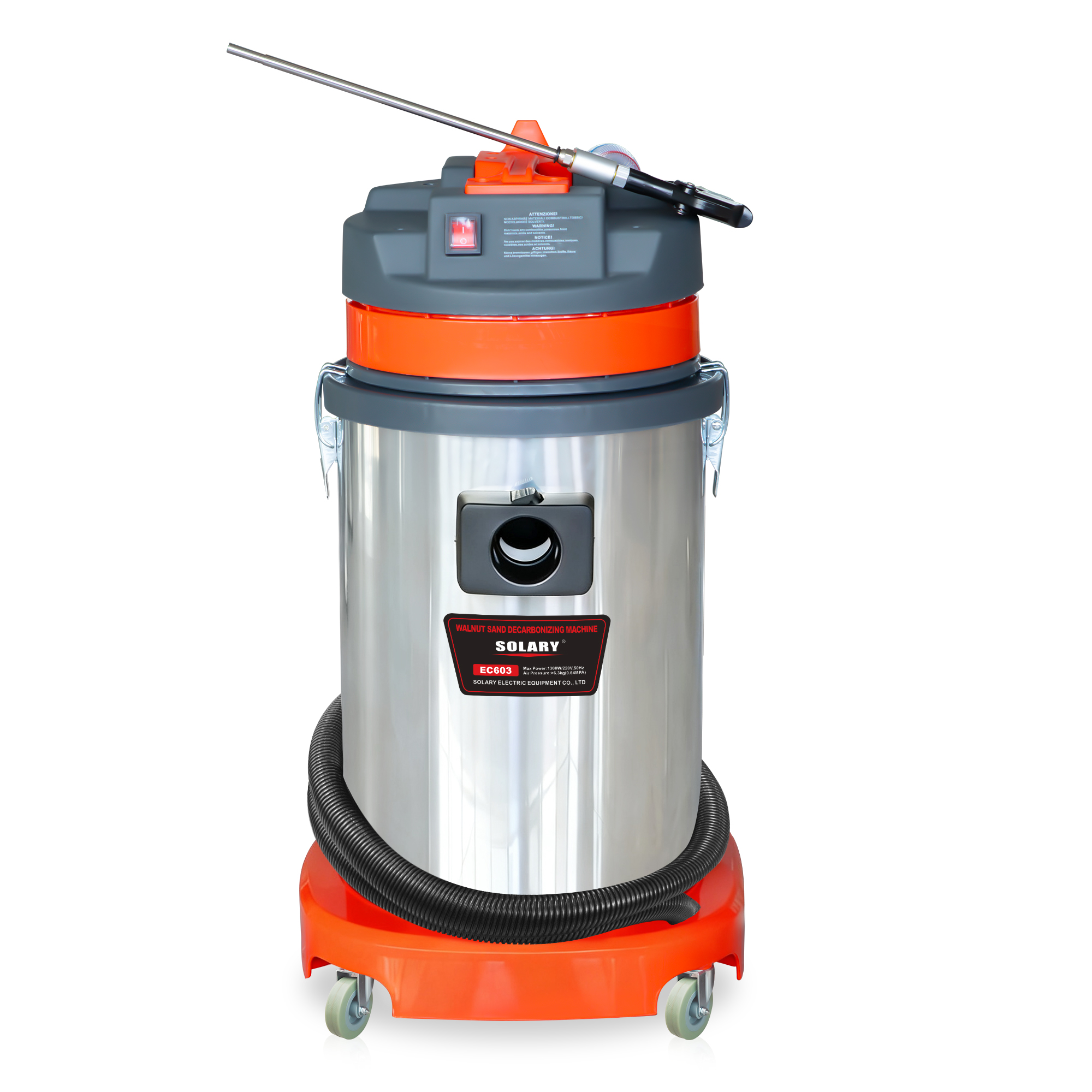 solary ec603 30l walnut sand blaster 1300w for engine carbon cleaning
