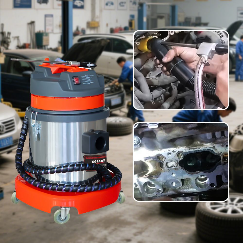 solary ec601 valve clean machine diesel walnut sand carbon deposition cleaner auto car engine washing intake pipe