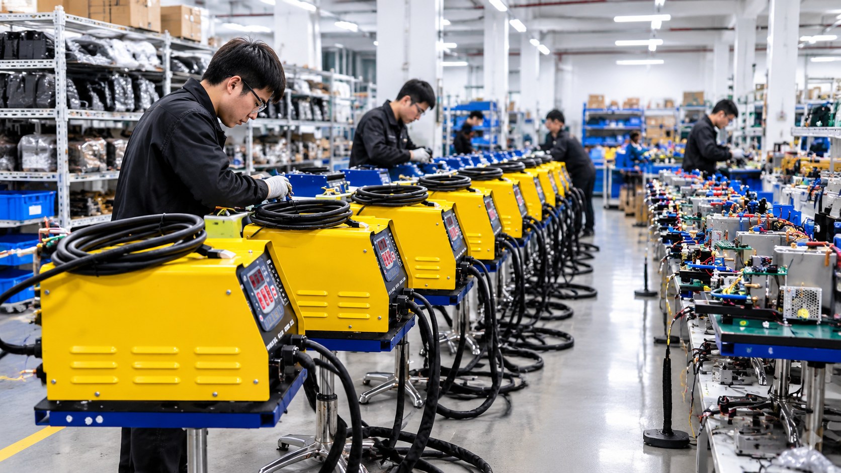 Flexible manufacturing line