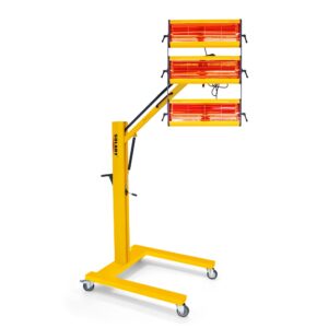 SOLARY B3EA Three-Cassette Infrared Paint Dryer with Adjustable Power